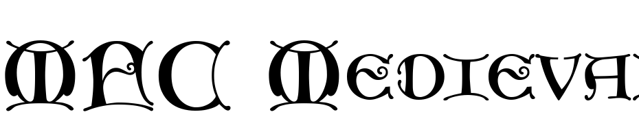 MFC Medieval Monogram cкачати шрифт безкоштовно